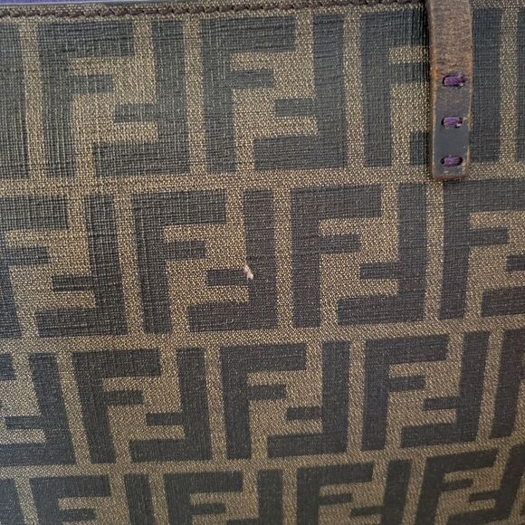 Fendi Zucca FF Tote Shoulder Bag Brown - Picture 16 of 16